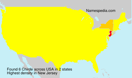 Surname Chirde in USA Surname Chirde in USA