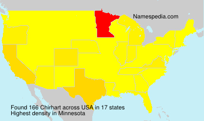 Surname Chirhart in USA Surname Chirhart in USA