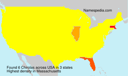 Surname Chirolas in USA Surname Chirolas in USA