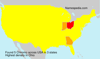 Surname Chiromo in USA Surname Chiromo in USA