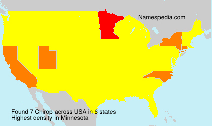 Surname Chirop in USA Surname Chirop in USA