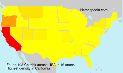 Surname Chirrick in USA Surname Chirrick in USA