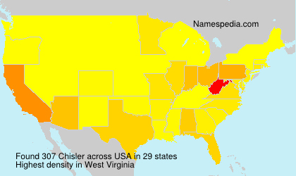 Surname Chisler in USA Surname Chisler in USA