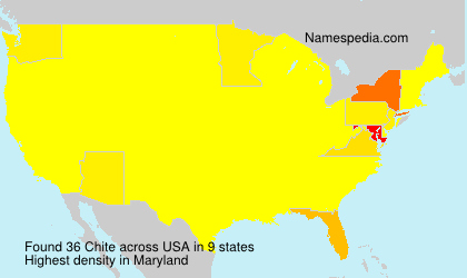 Surname Chite in USA Surname Chite in USA