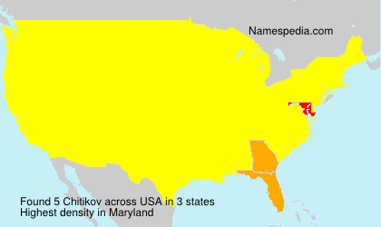 Surname Chitikov in USA Surname Chitikov in USA
