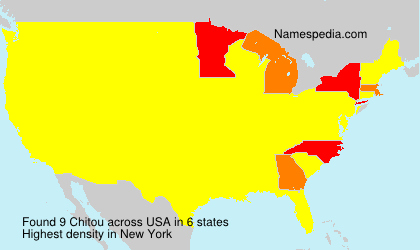 Surname Chitou in USA Surname Chitou in USA