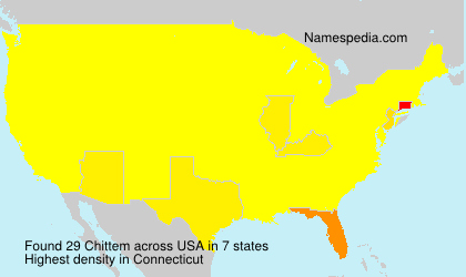 Surname Chittem in USA Surname Chittem in USA