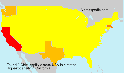Surname Chittilappilly in USA Surname Chittilappilly in USA