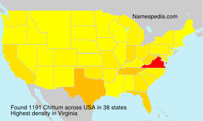 Surname Chittum in USA Surname Chittum in USA