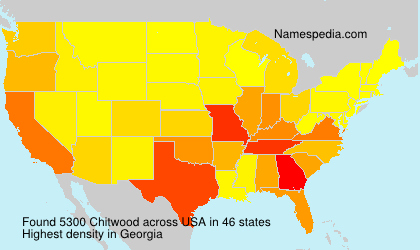Surname Chitwood in USA Surname Chitwood in USA