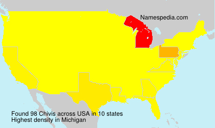 Surname Chivis in USA Surname Chivis in USA