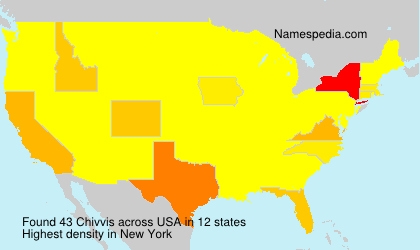 Surname Chivvis in USA Surname Chivvis in USA