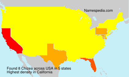 Surname Chizea in USA Surname Chizea in USA