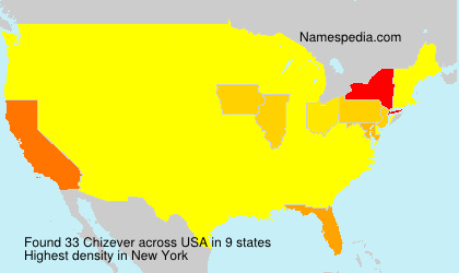 Surname Chizever in USA Surname Chizever in USA