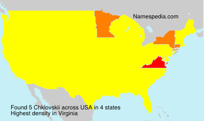 Surname Chklovskii in USA Surname Chklovskii in USA