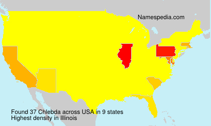 Surname Chlebda in USA Surname Chlebda in USA