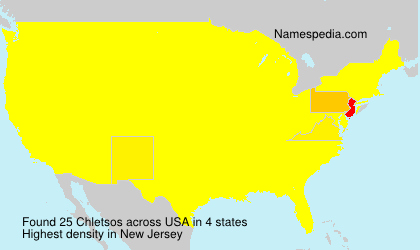 Surname Chletsos in USA Surname Chletsos in USA