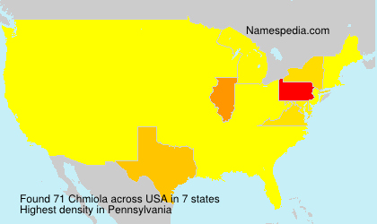 Surname Chmiola in USA Surname Chmiola in USA