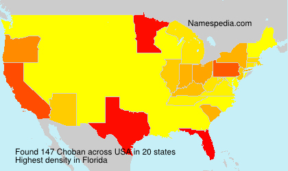 Surname Choban in USA Surname Choban in USA