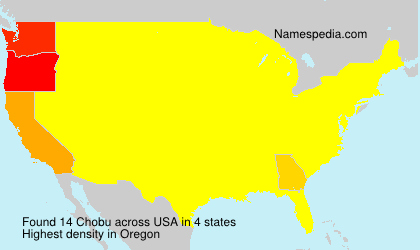 Surname Chobu in USA Surname Chobu in USA