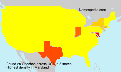 Surname Chochos in USA Surname Chochos in USA