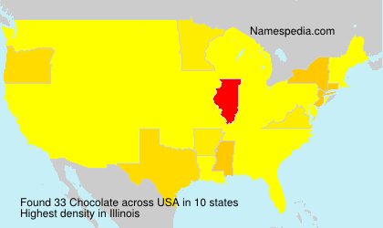 Surname Chocolate in USA Surname Chocolate in USA