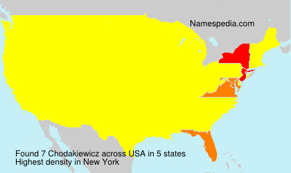 Surname Chodakiewicz in USA Surname Chodakiewicz in USA