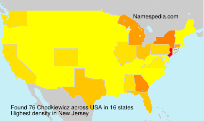 Surname Chodkiewicz in USA Surname Chodkiewicz in USA