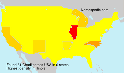 Surname Chodl in USA Surname Chodl in USA