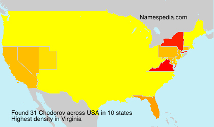 Surname Chodorov in USA Surname Chodorov in USA