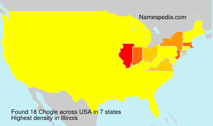 Surname Chogle in USA Surname Chogle in USA