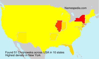 Surname Chojnowska in USA Surname Chojnowska in USA