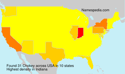 Surname Chokey in USA Surname Chokey in USA