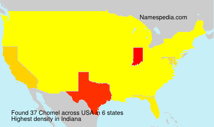Surname Chomel in USA Surname Chomel in USA