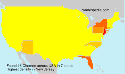 Surname Chomen in USA Surname Chomen in USA