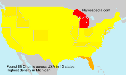 Surname Chomic in USA Surname Chomic in USA