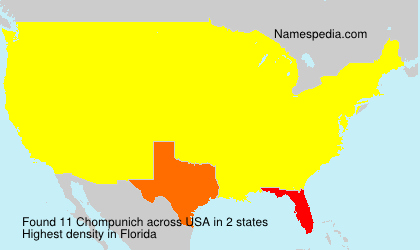 Surname Chompunich in USA Surname Chompunich in USA