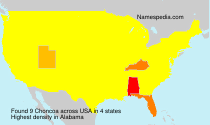 Surname Choncoa in USA Surname Choncoa in USA