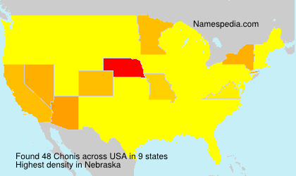 Surname Chonis in USA Surname Chonis in USA