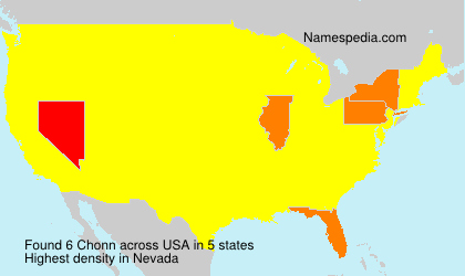 Surname Chonn in USA Surname Chonn in USA