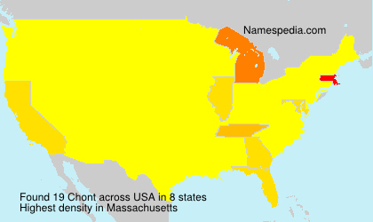 Surname Chont in USA Surname Chont in USA
