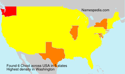 Surname Chool in USA Surname Chool in USA