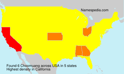 Surname Choomuang in USA Surname Choomuang in USA