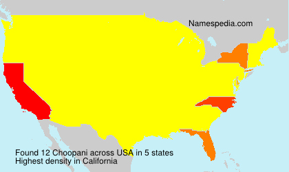 Surname Choopani in USA Surname Choopani in USA