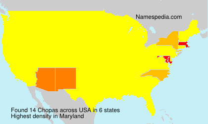 Surname Chopas in USA Surname Chopas in USA