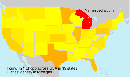 Surname Chopp in USA Surname Chopp in USA