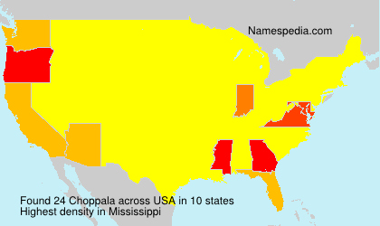 Surname Choppala in USA Surname Choppala in USA