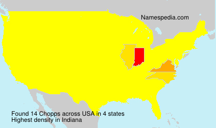 Surname Chopps in USA Surname Chopps in USA