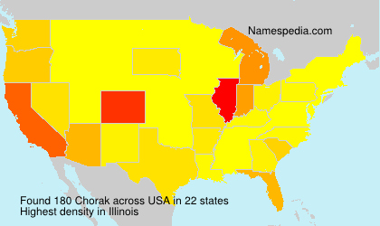 Surname Chorak in USA Surname Chorak in USA