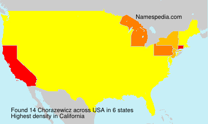 Surname Chorazewicz in USA Surname Chorazewicz in USA